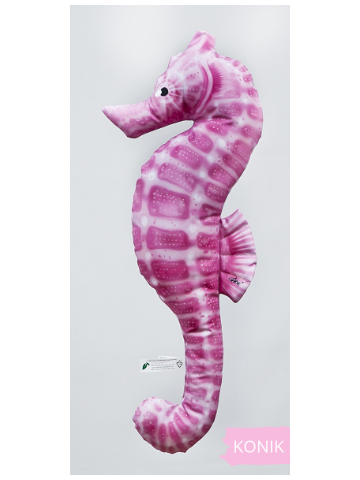 Mořský koník - Růžový - 60 cm polštářek