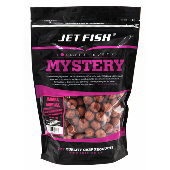 Boilies Jet Fish Mystery: Jahoda / Moruše / 20...