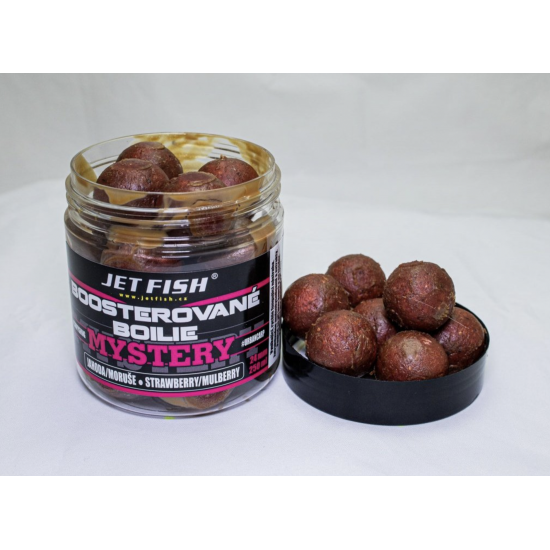 Boosterované boilies Jet Fish Mystery: JAHODA /...