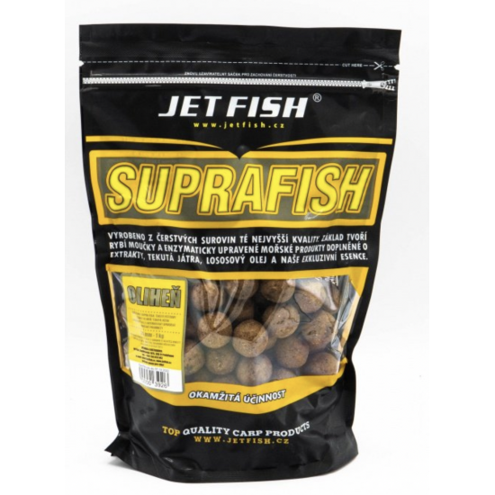 Boilies Jet Fish SupraFish: Oliheň / 24 mm / 1 kg