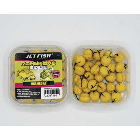 Rohlíkové boilie Jet Fish: Brambora / 40 g