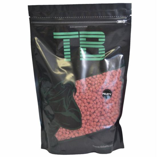 Pelety TB Baits: Strawberry Butter / 10 mm / 1 kg