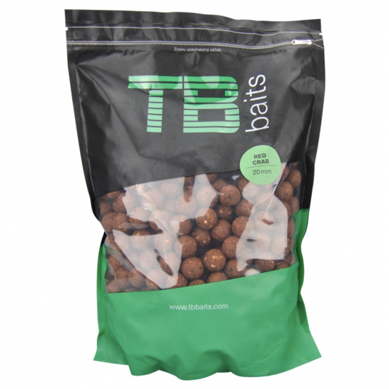 Boilies TB Baits Boilie: Red Crab / 20 mm / 1 kg
