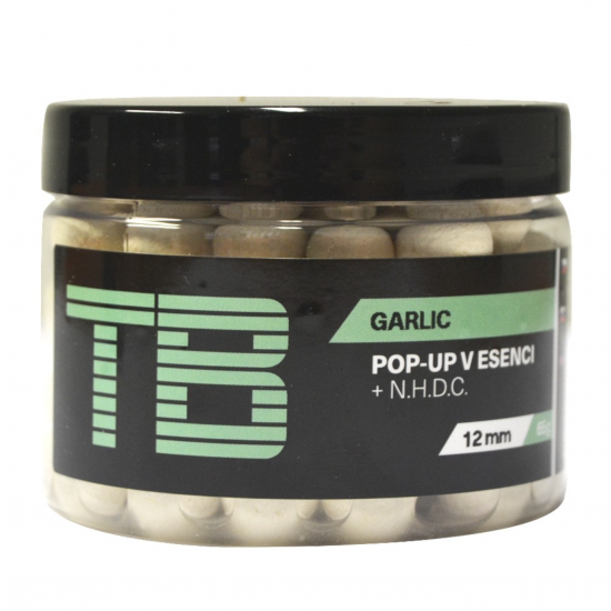 Plovoucí Boilie Pop-Up TB Baits: White Garlic +...