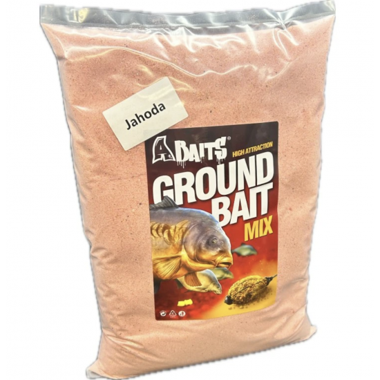 A Baits Feeder směs - Jahoda / 1 kg - abaits