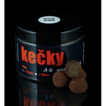 Boilies BadCarps Bestie black Kečky / 24 mm /...