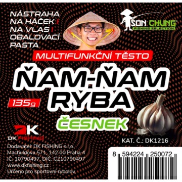 Ňam-Ňam ryba česnek 135g -...