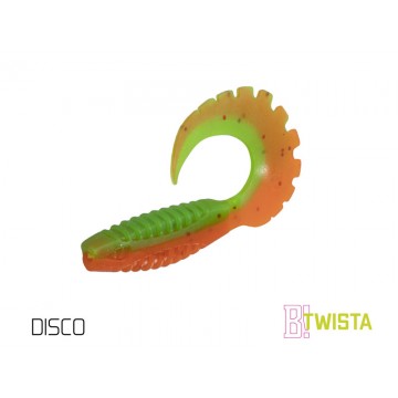 Umělá nástraha Delphin TWISTA UVs / 5ks 8cm/DISCO