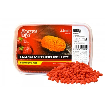 BENZAR RAPID METHOD PELLET Jahoda-krill 1,5 mm...