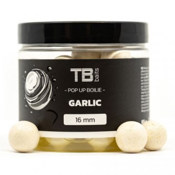 TB Baits Plovoucí Boilie Pop-Up White Garlic +...