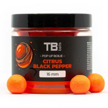 TB Baits Plovoucí Boilie Pop-Up Citrus - Black...