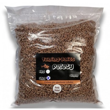 Pelety Tuning-Baits Rudý ďábel / 4 mm / 5 kg