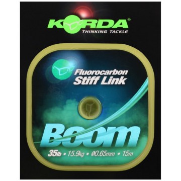 Korda Fluorocarbon Stiff Link Boom 15 m - 0,65...