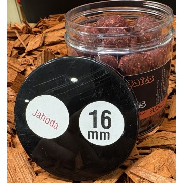 Vyvážené boilies Tuning-Baits Jahoda / 16 mm /...