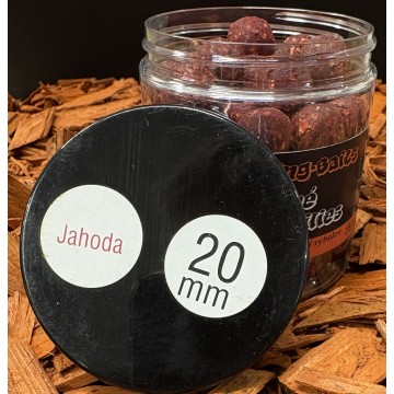 Vyvážené boilies Tuning-Baits Jahoda / 20 mm /...