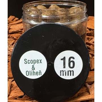 Dipované Boilies Tuning-Baits Scopex & Oliheň /...