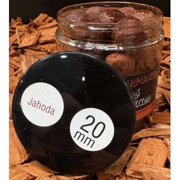 Dipované Boilies Tuning-Baits Jahoda / 20 mm /...