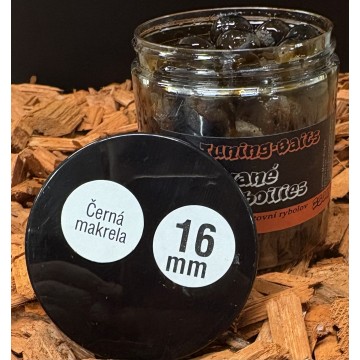 Dipované Boilies Tuning-Baits Černá Makrela /...